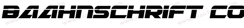 Baahnschrift Condens字体转换